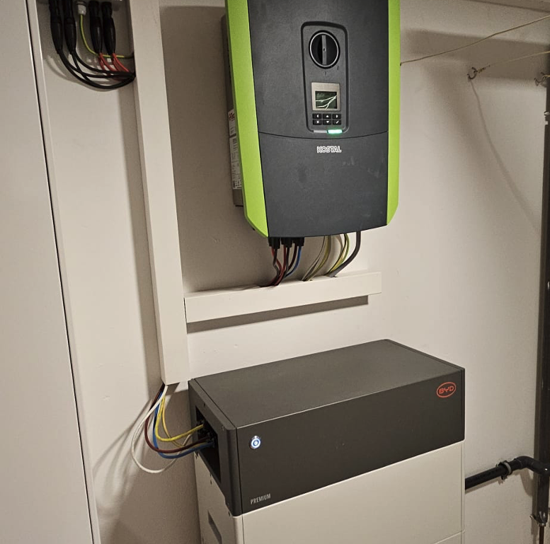 Nahaufnahme Verkabelung